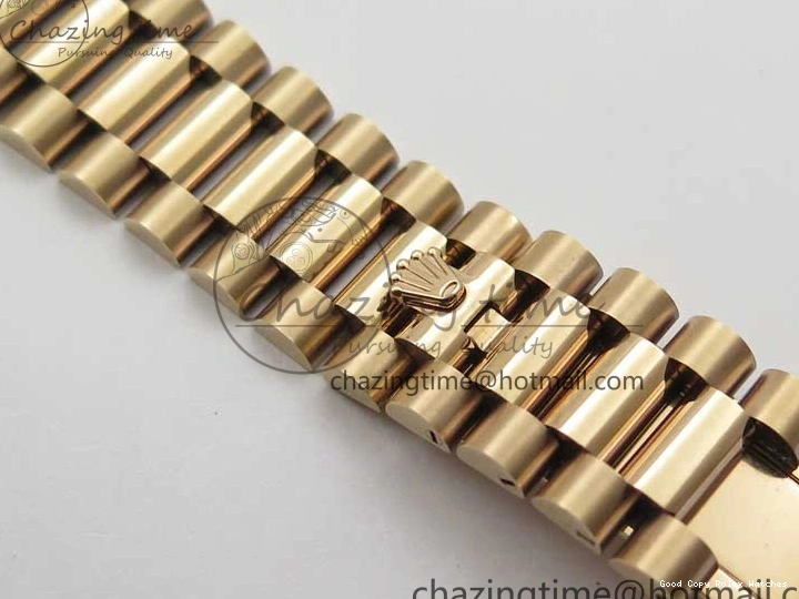 Best AAA Replica Sites Dial 40mm 904 New Version RG Bracelet Bold 228239 2825 President A Crystal Markers Day-Date on RG BP Brown Dial T 0118